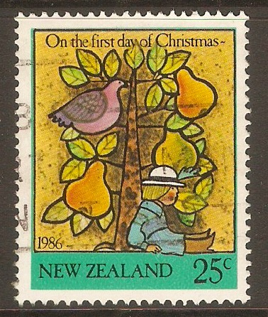 New Zealand 1986 25c Christmas series. SG1404.